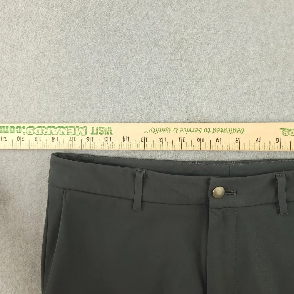 Lululemon Pants Mens 36x30 Green Chino Microfiber Stretch Slim Fit Casual Office